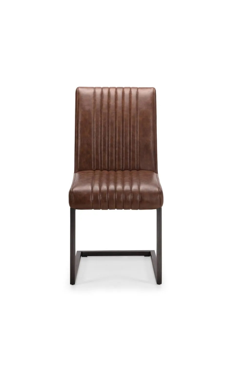 Julian Bowen Brooklyn Upholstered Dining Chair (Set of 2) in Brown 5