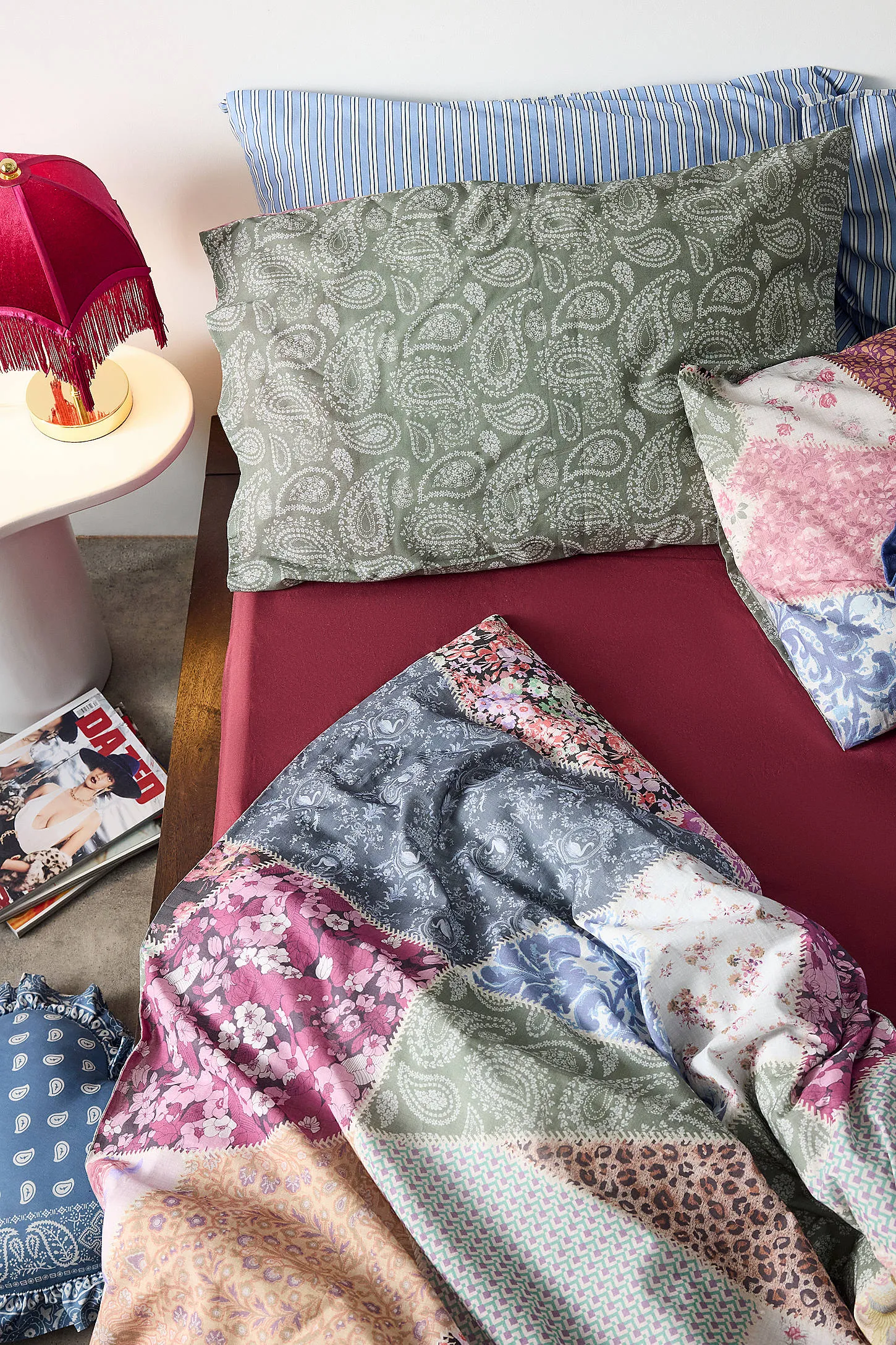Agatha Patchwork Reversible Duvet Set 5