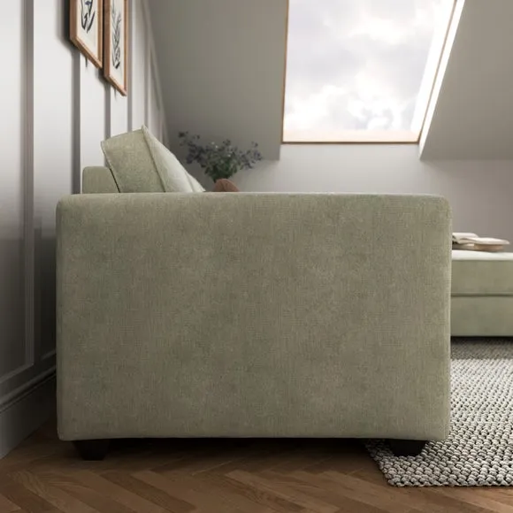 Claude Soft Tonal Chenille Corner Chaise Sofa 4