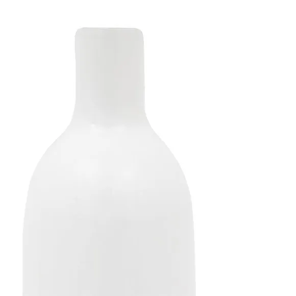 Crossland Grove Bayonne Glass Bottle Vase White 275Mm, White 5