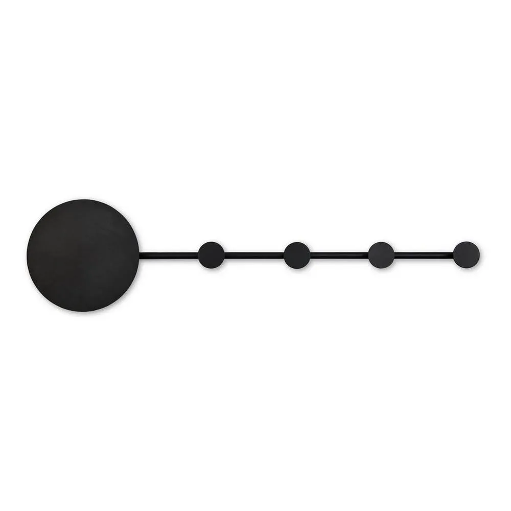 Netlighting Han Led Black Wall Lamp Coat Hanging 2700K