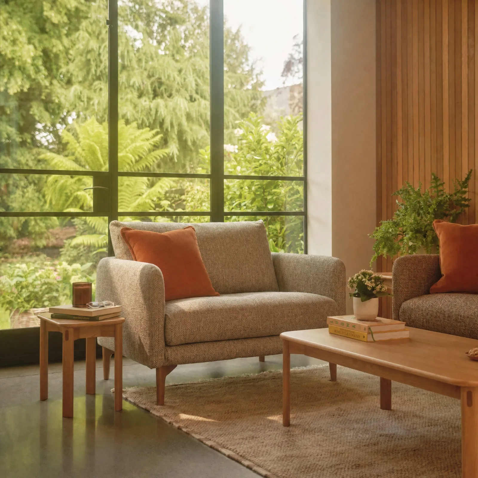 Ercol Aosta Snuggler Armchair Fabric | Barker & Stonehouse 2