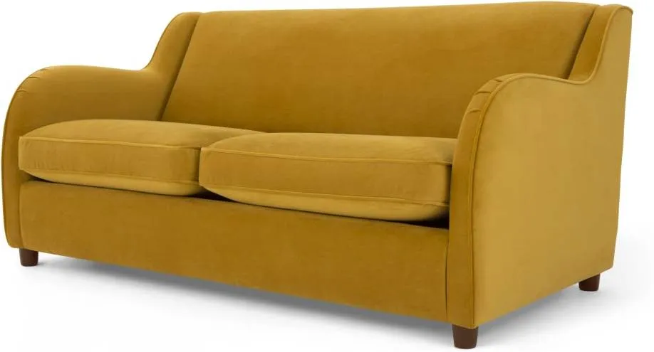 Helena Sofabed, Plush Turmeric Velvet