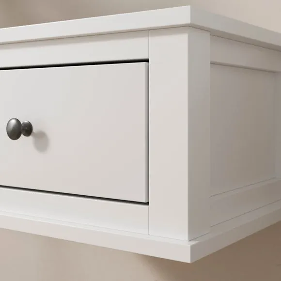 Lynton 1 Drawer Floating Bedside Table 5