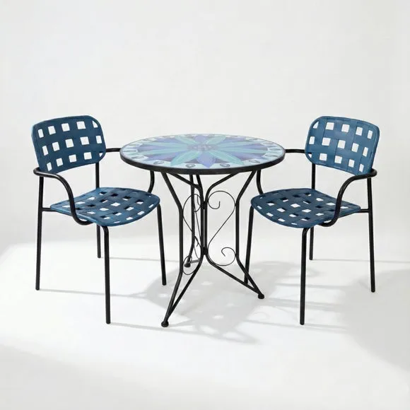 Fairgrove Bistro Table with 2 Karin Armchairs 2