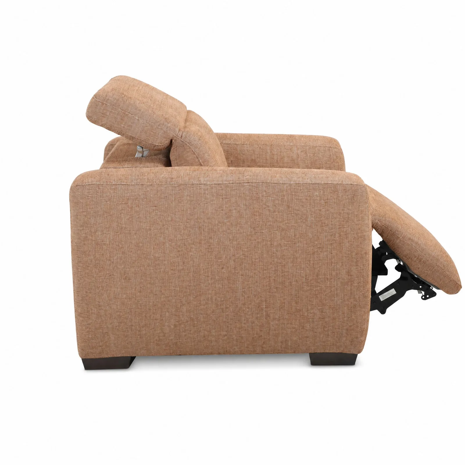 Winston Power Recliner Sofa, Orange Fabric | Barker & Stonehouse 6