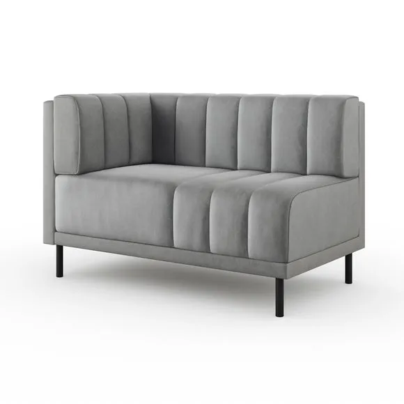 Amali Corner Dining Bench, Vintage Velvet 6
