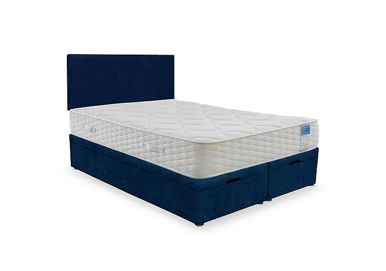 Memory Plus End Lift Ottoman Divan Set - Super King