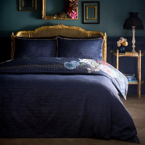 Laurence Llewelyn-Bowen Bouquet List 100% Cotton Duvet Cover & Pillowcase Set 2