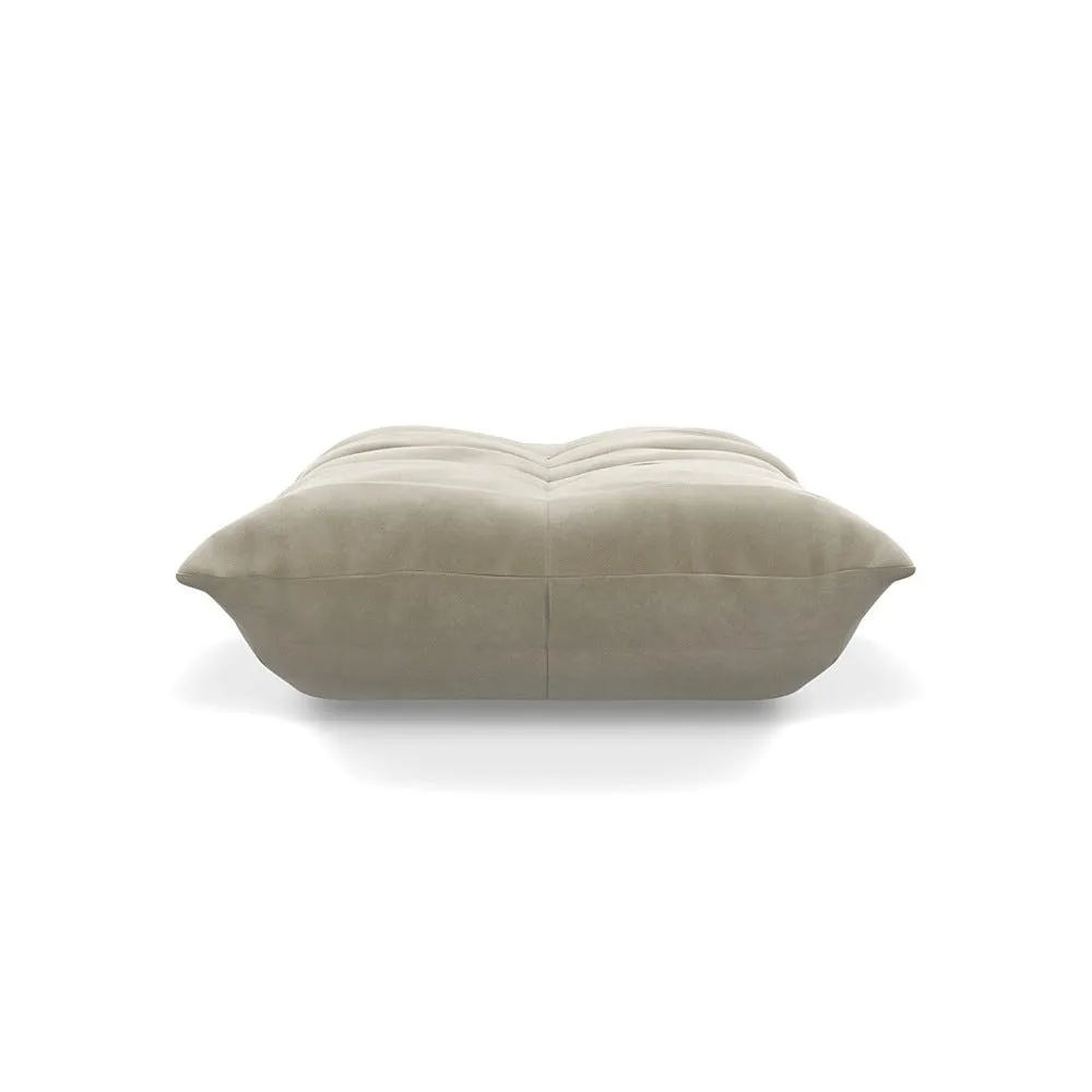 Ligne Roset Togo Footstool Alcantara Sea Sand 2