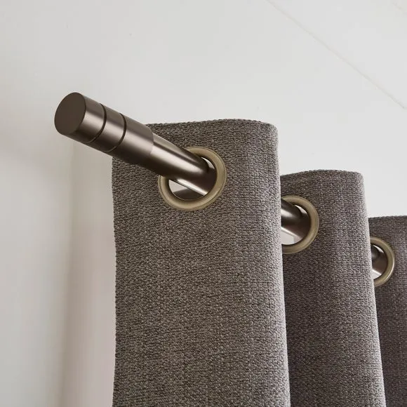 Cylinder Extendable Metal Eyelet Curtain Pole 4