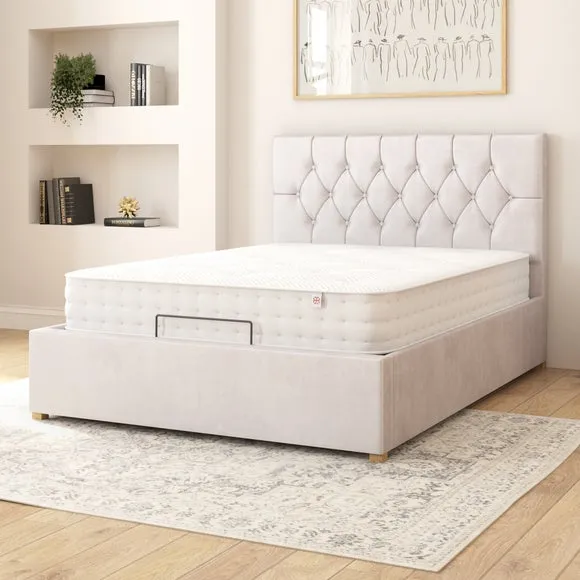 Olivier Plush Velvet Adjustable Bed 2