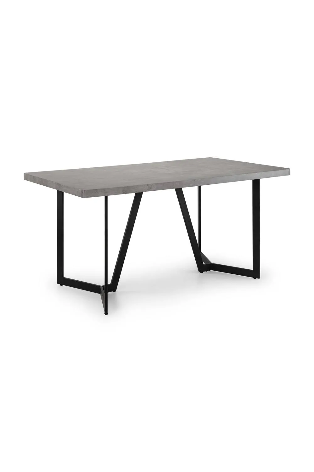 Julian Bowen Miami Rectangular 4-6 Seater Dining Table in Grey 5