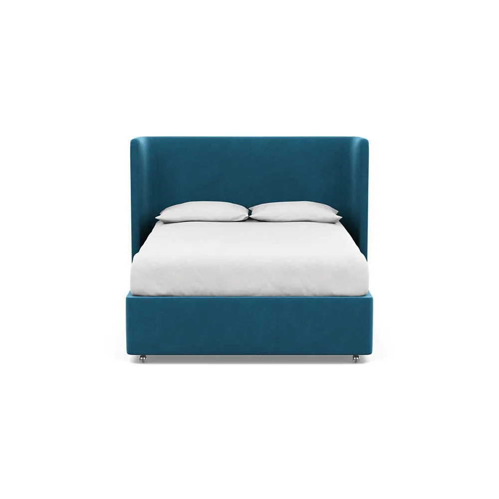 Heal's Deep Divan King Smart Velvet Ocean None 1