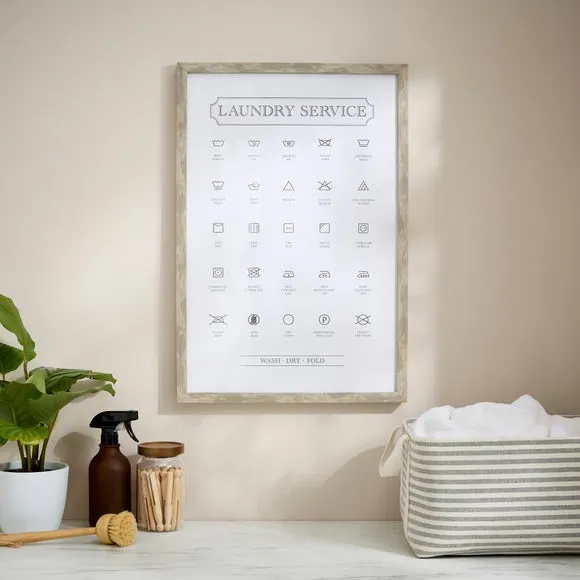 Laundry Service Framed Print