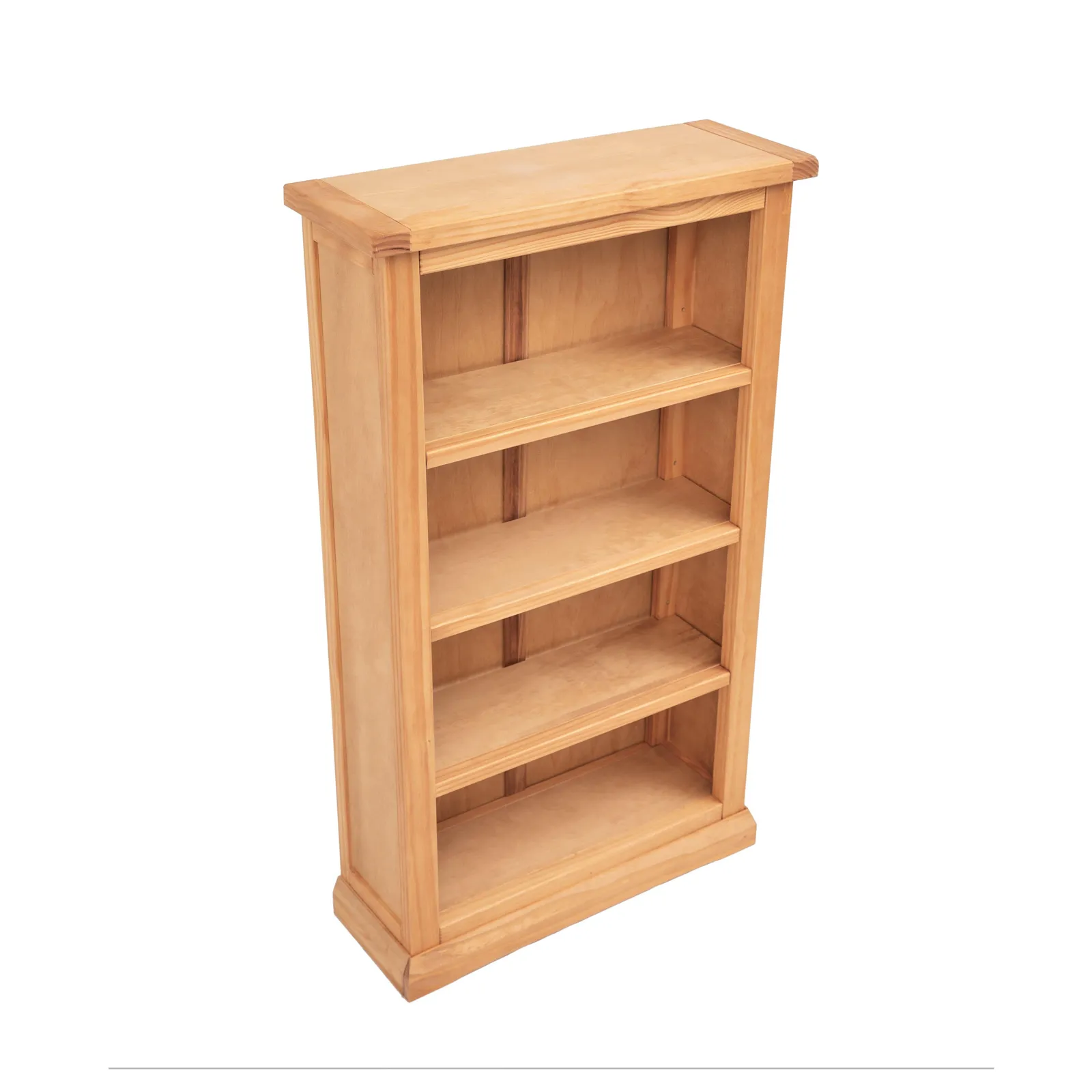 Cabinet Bits Bookcase with plinth 120x70x25cm in Light Brown 3