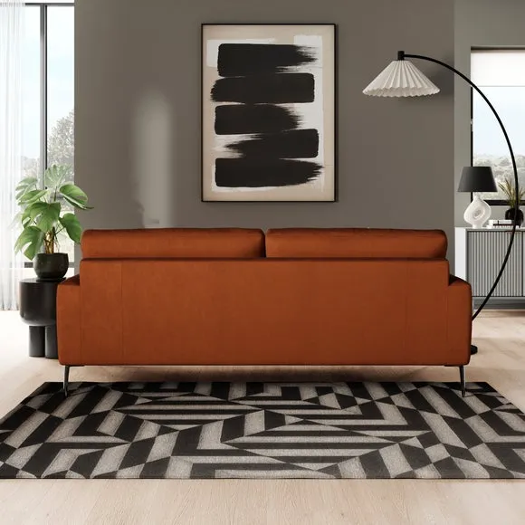 Lawson Matte Plush Velvet 4 Seater Sofa 3