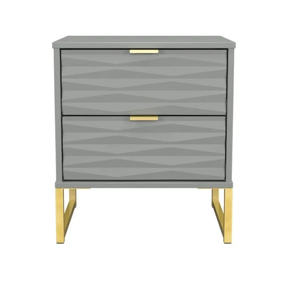 Tuxford 2 Drawer Bedside Table 2