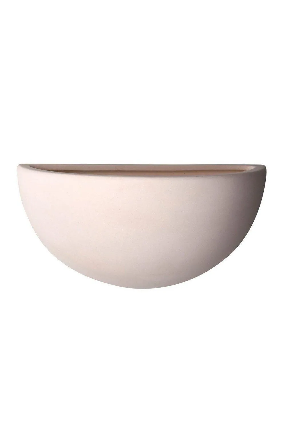 Netlighting Pride 1 Light Indoor Wall Uplighter Unglazed Ceramic E27 in White 5