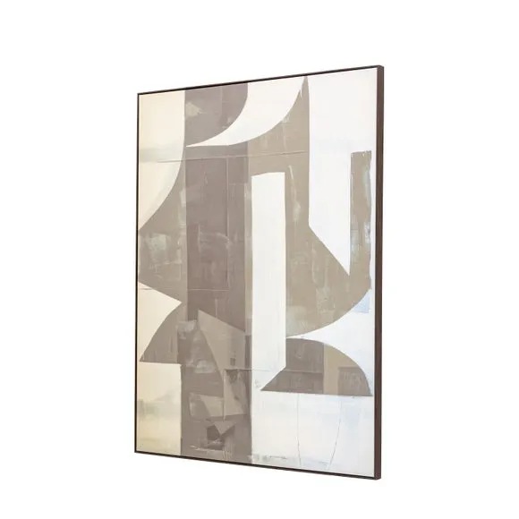Cedar & Sage Betong Abstract Framed Canvas 5