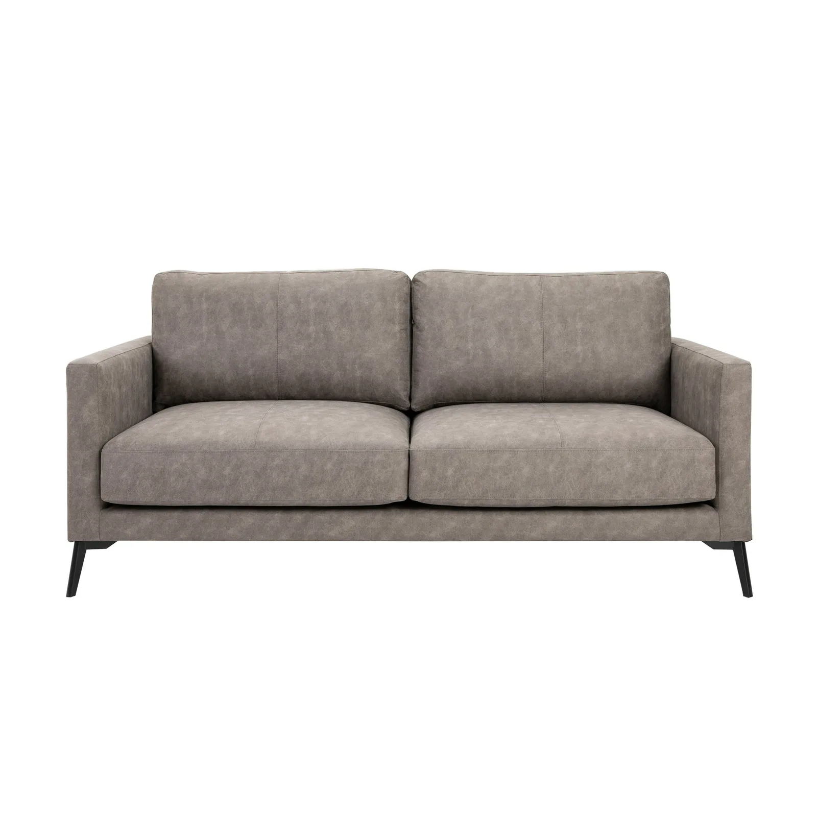 Frey PU Leather 2 Seater Sofa - Grey Grey