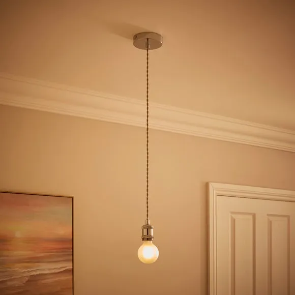 Charlie Herringbone Adjustable Pendant Flex Ceiling Light Cable 2