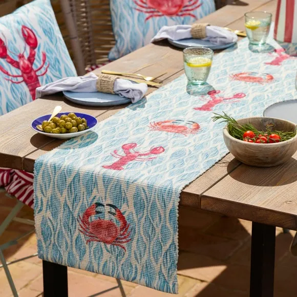 Abersoch Crab Outdoor Square Cushion 4