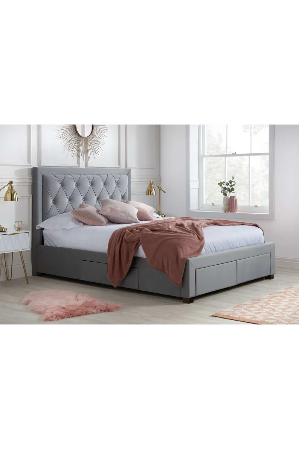 Birlea Woodbury Bed in Grey 1