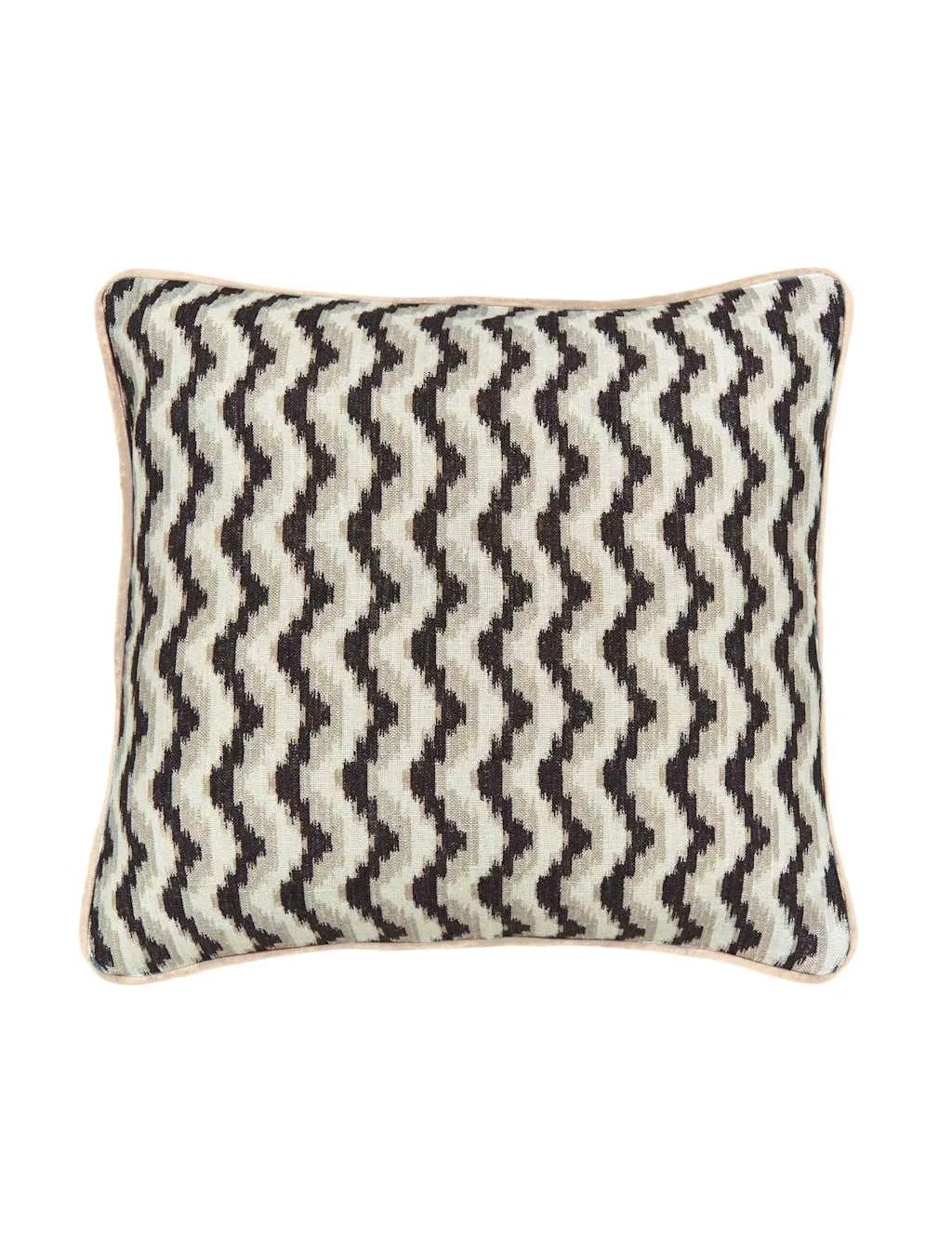 Bedeck of Belfast Harun Rectangle Cushion Charcoal Mix
