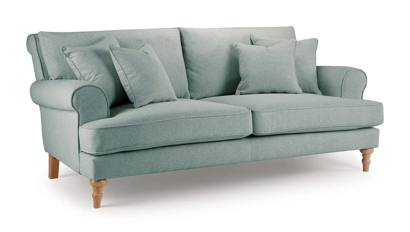 The Great Sofa Company Margot Medium Sofa Faro Aqua in Blue 2