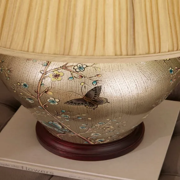 Papilion Butterfly Ceramic Table Lamp 3