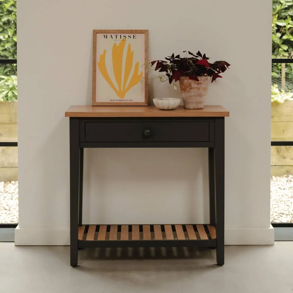 Statement Furniture Ludlow Console Table - Small in Dark Grey 1