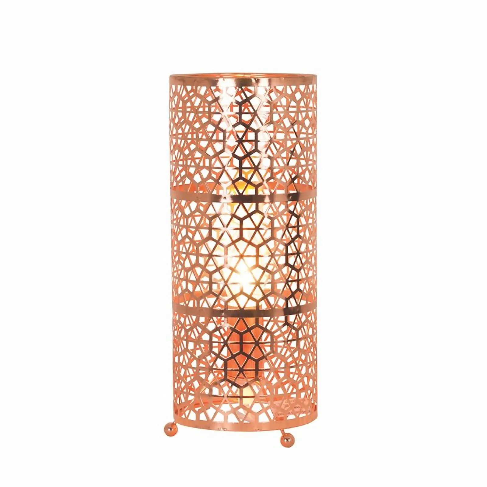 Pandora Metal Table Lamp - Rose