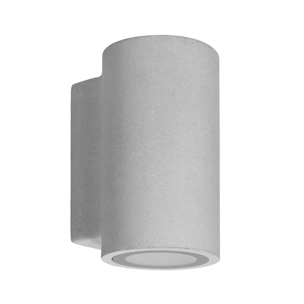 Netlighting Rem Up Down Wall Fixture IP44 GU10 7W Cement in Grey