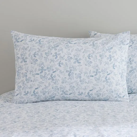 Delicate Floral 100% Cotton Duvet Cover and Pillowcase Set 2