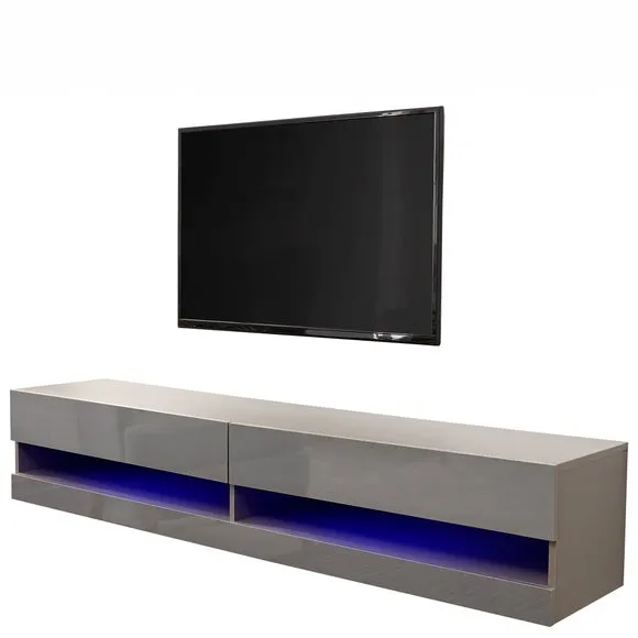 Return - Galicia LED Wide Floating Wall TV Unit for TVs up to 67" 6