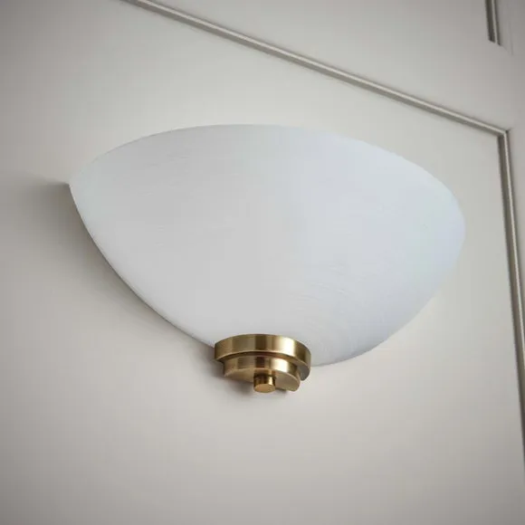 Vogue Welles Frosted Glass Wall Light 6