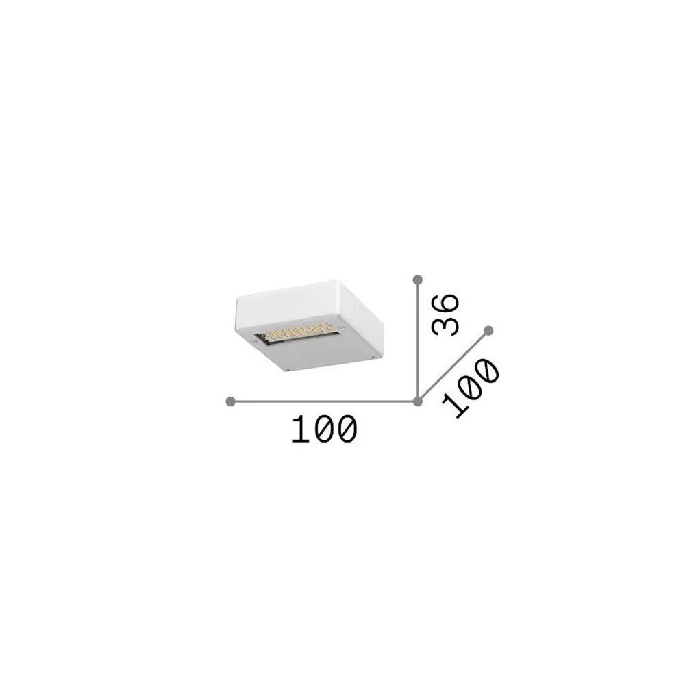 Netlighting Tab Integrated LED Wall Lamp Black 2450lm 3000K 2