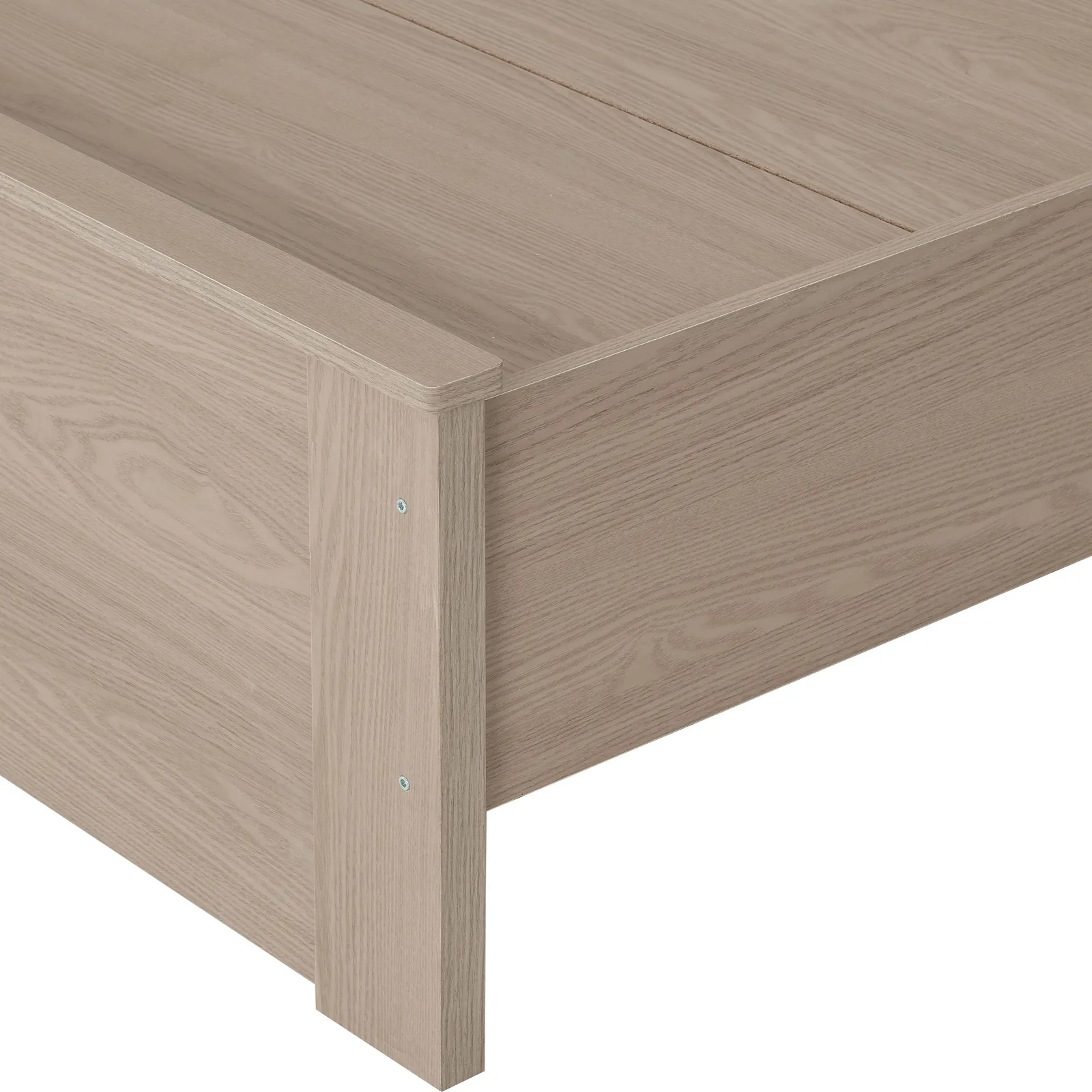 Seconique Paris 4'6 Double Bed in Light Grey 6