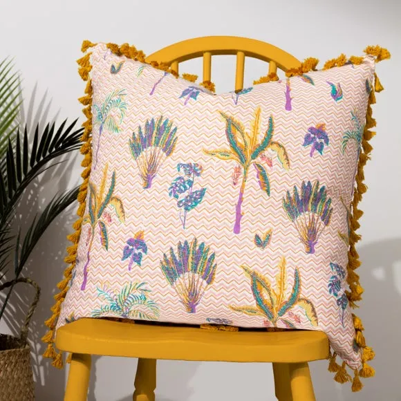 Furn. Chamae Cotton Square Cushion
