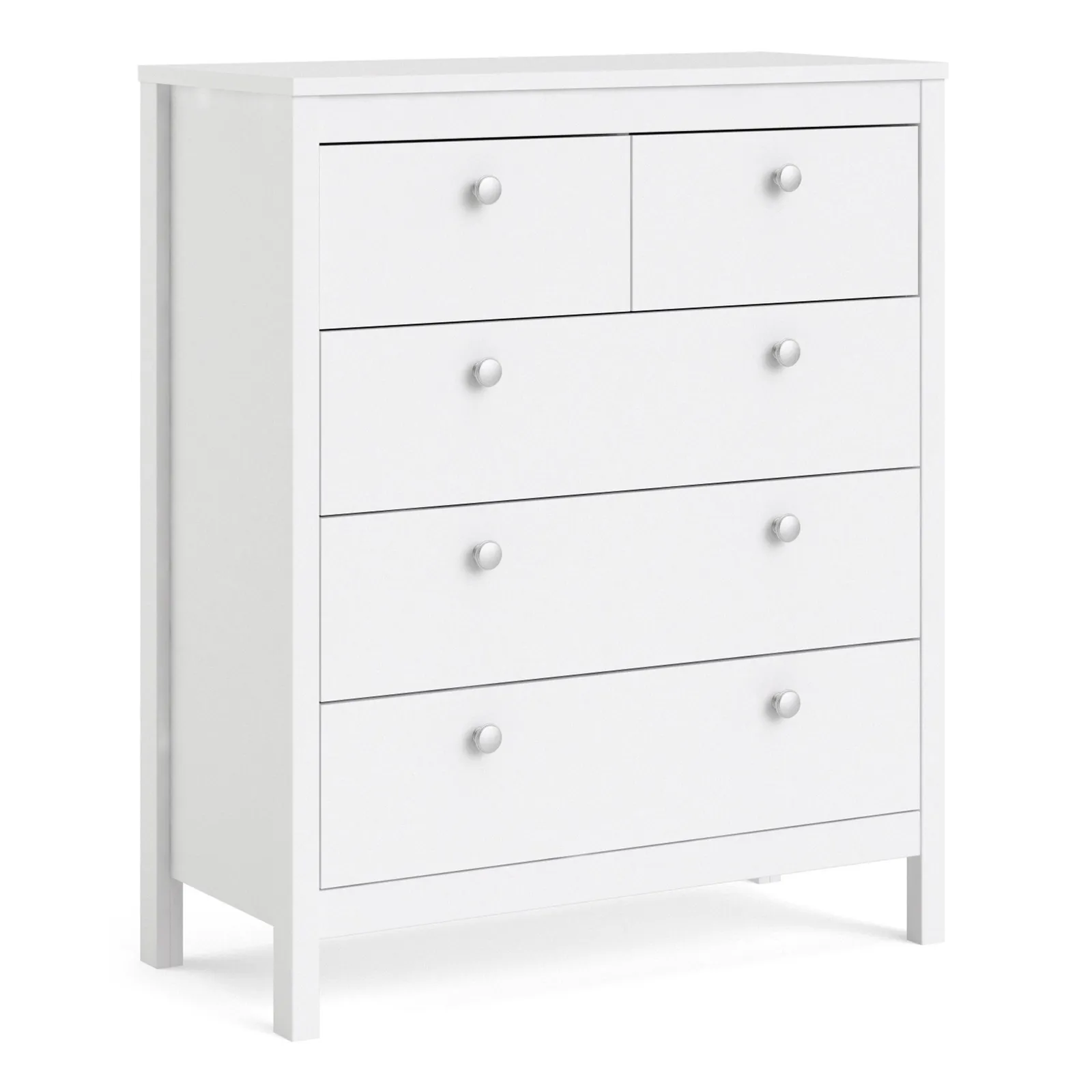 Furniture To Go Madrid Chest 3+2 Drawers in White
