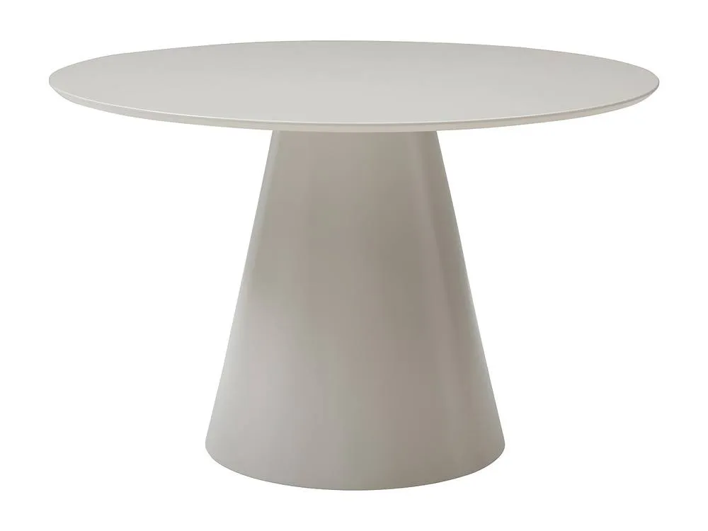 Vente-unique Round Dining Table for 4 Cm MDF - Beige - ANTALIZA 5