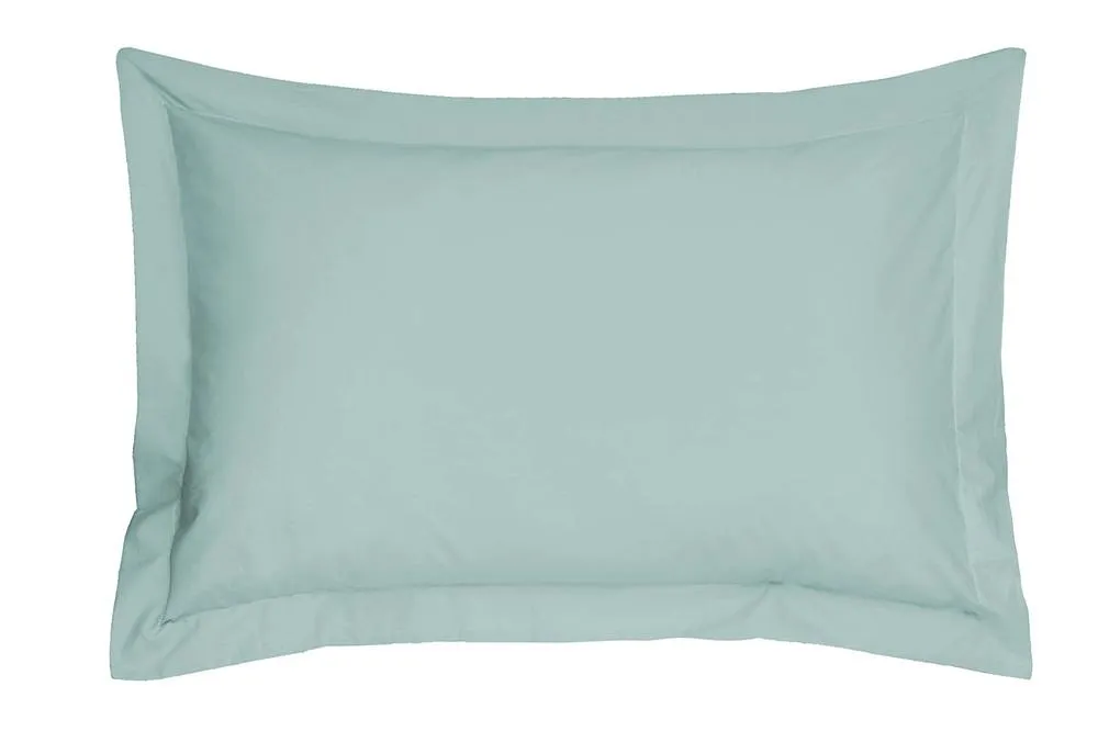 Smart Living Luxury 100% Egyptian Cotton Oxford Pillowcase Pair in Duck Egg Blue 2