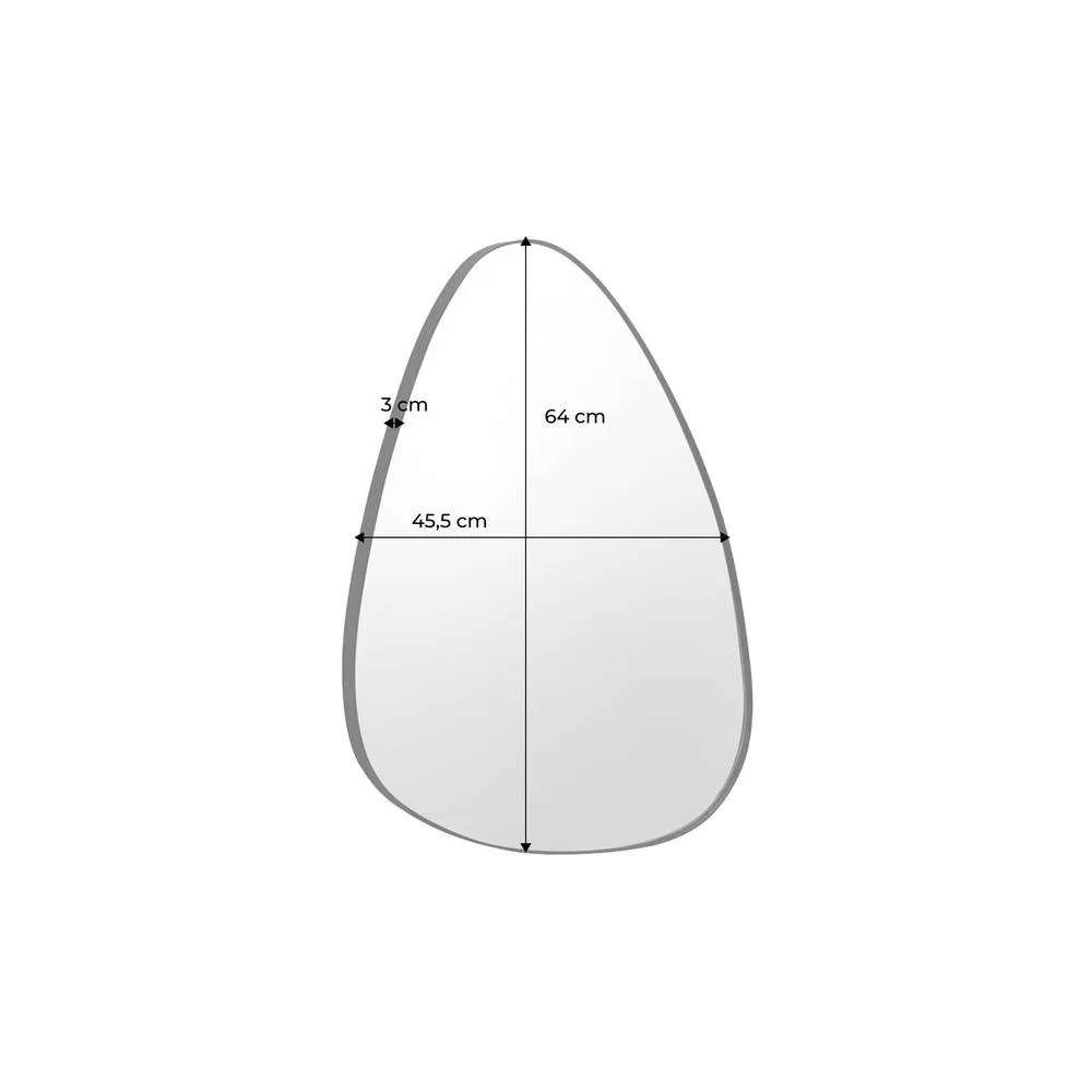 sweeek metal mirror in Black 5