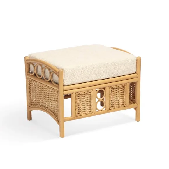 Desser Vale Rattan Footstool 2