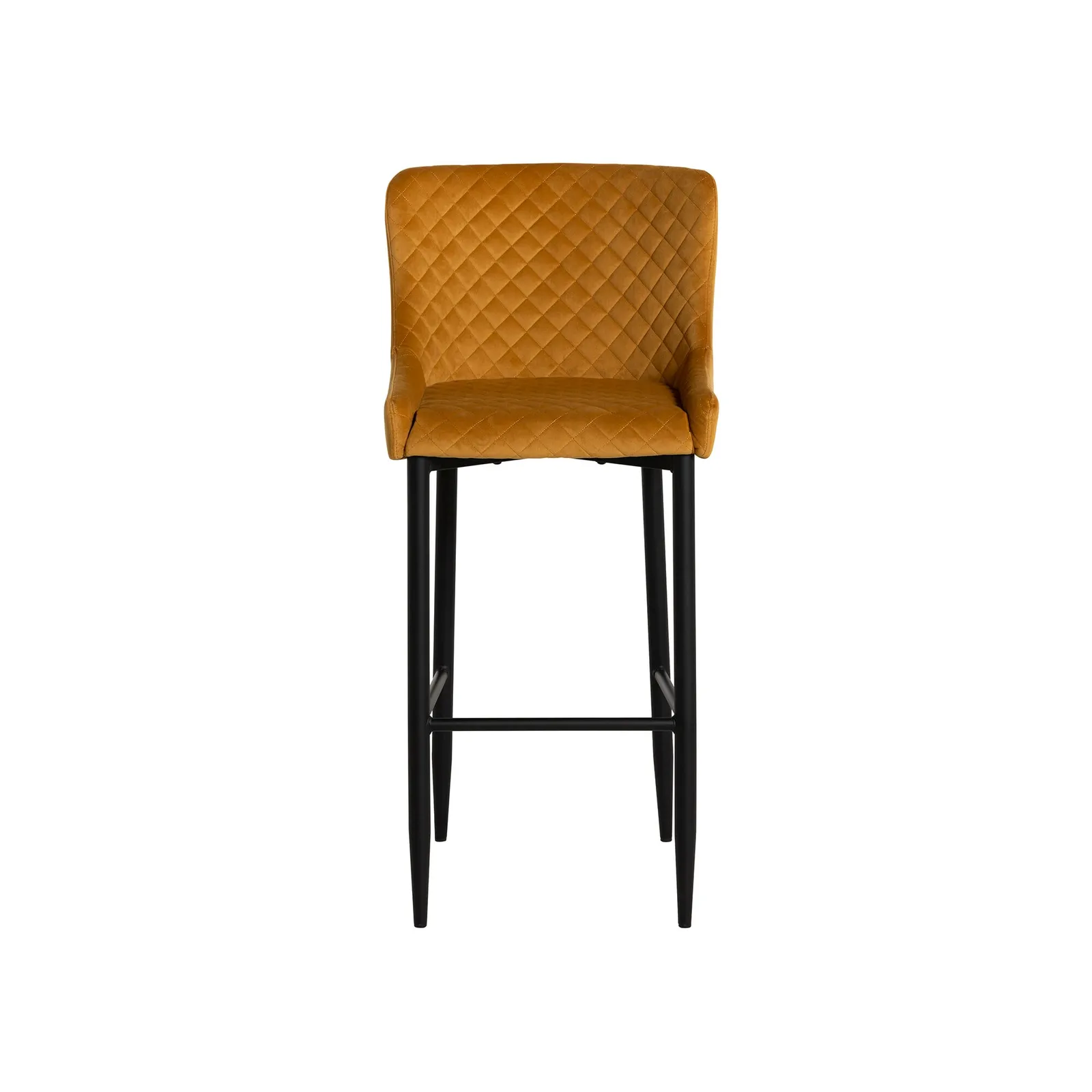 Rivington Barstool, Orange Velvet | Barker & Stonehouse 2