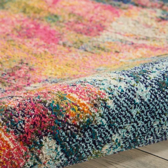 Celestial Blue and Yellow Rug 4
