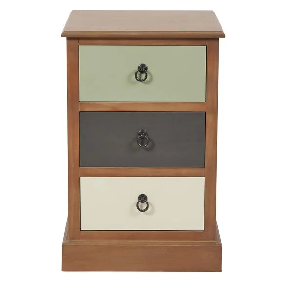 Pacific Loft 3 Drawer Chest, Pine 2