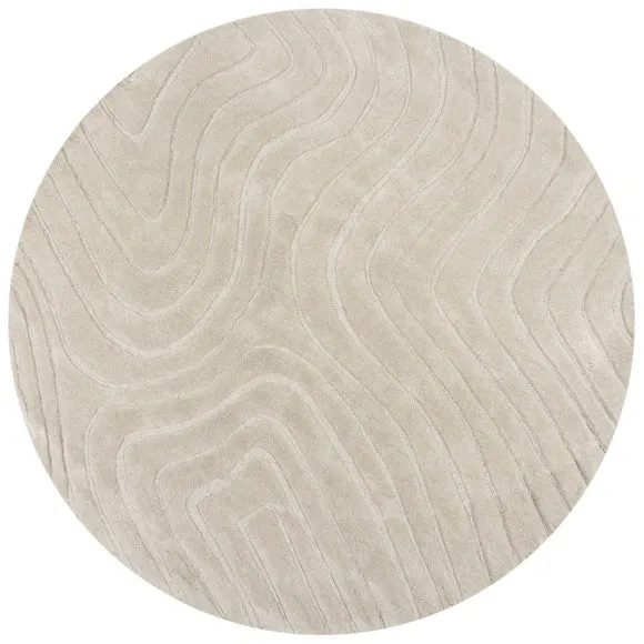 Mesmerise Abstract Wool Round Rug 5
