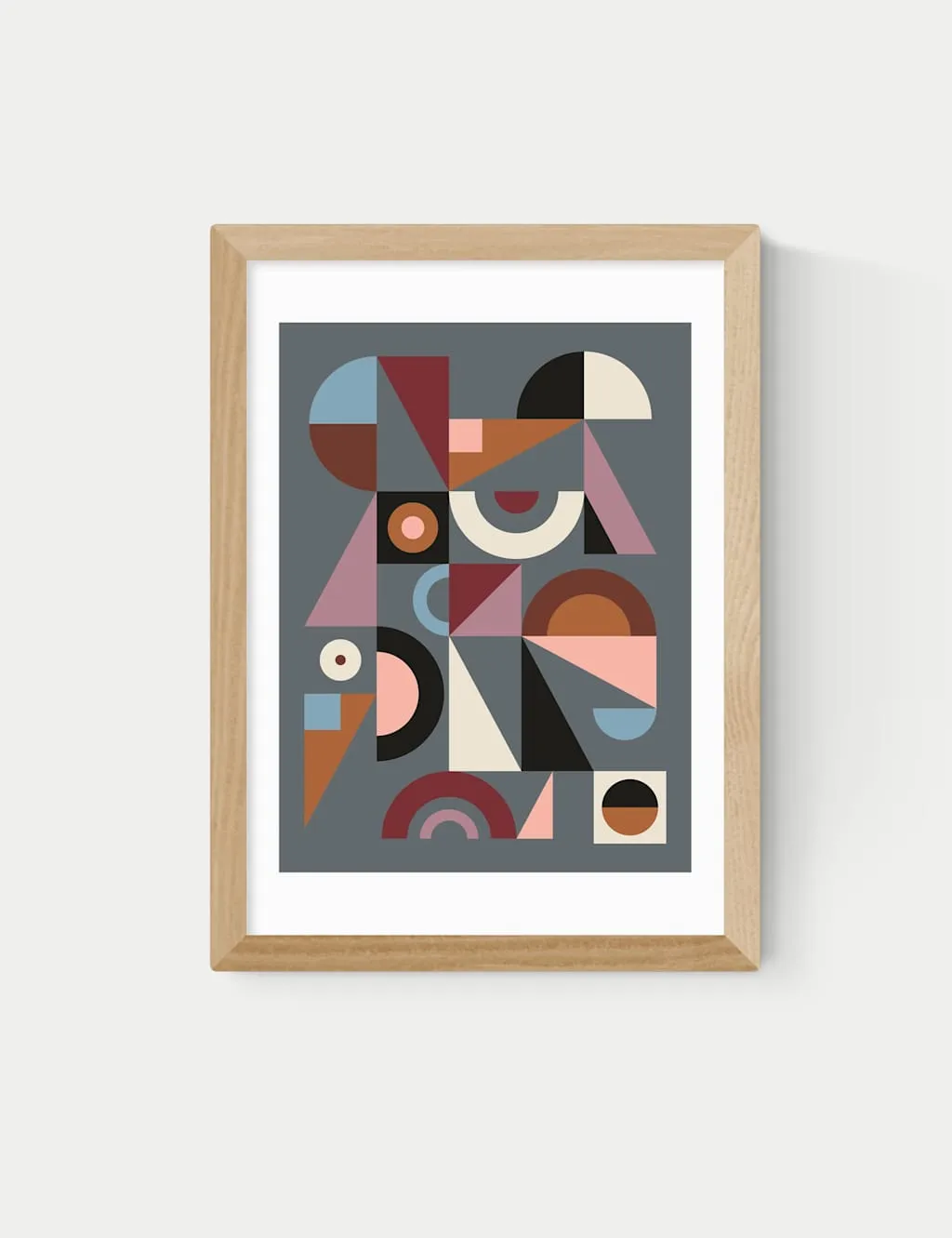 East End Prints Graphic IX Framed Art Print Natural